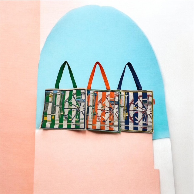 プリントトートバッグ再入荷